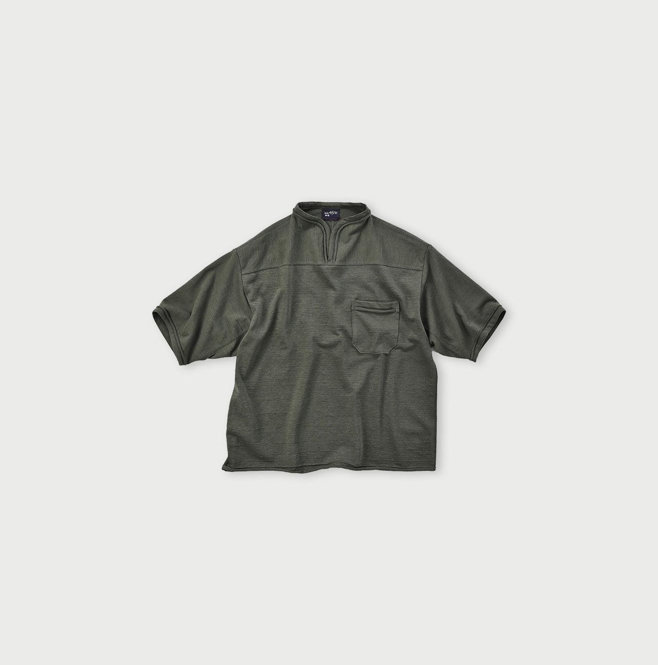 Dekoboko Knit-sewn Outer T-shirt