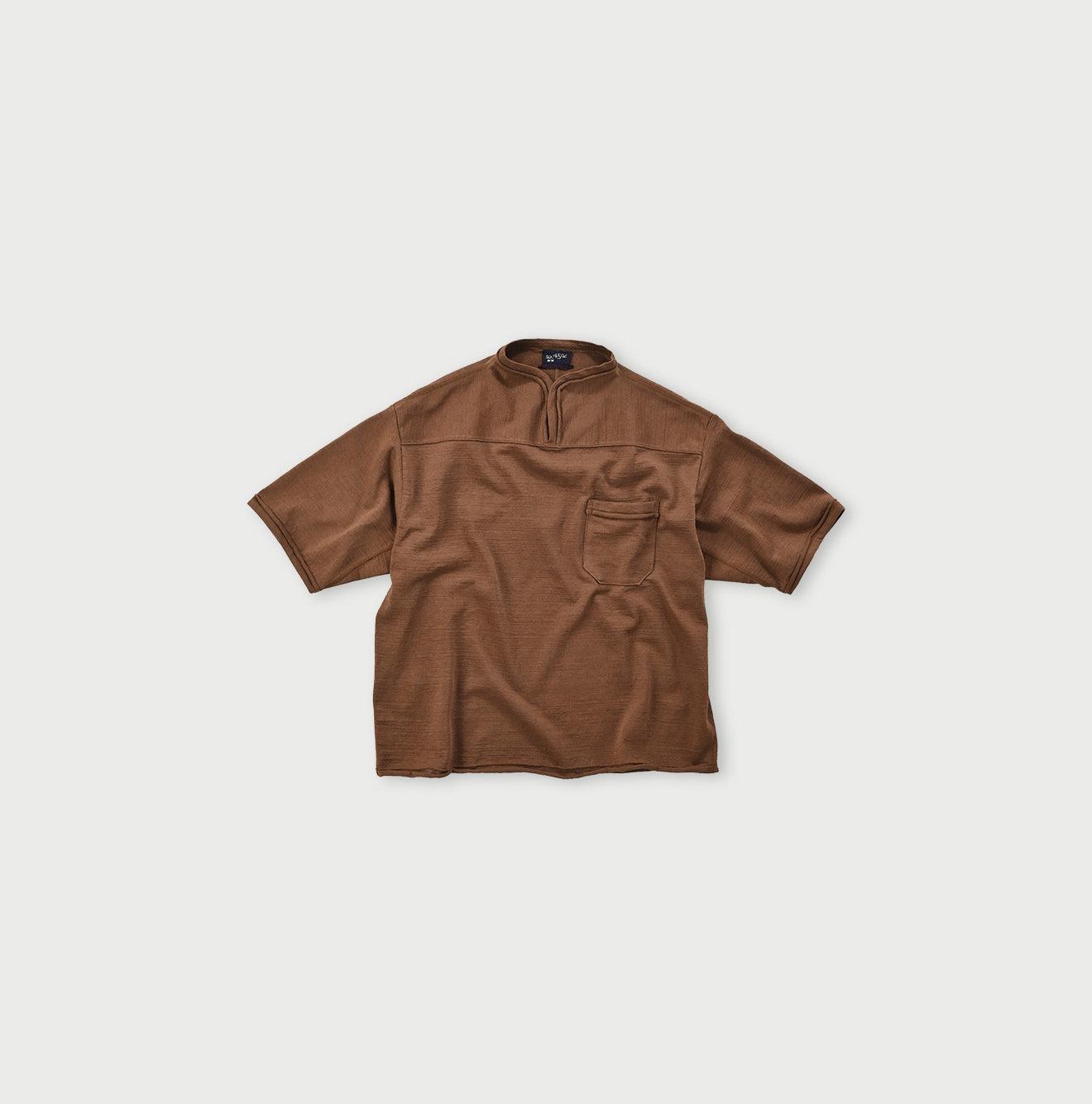 Dekoboko Knit-sewn Outer T-shirt