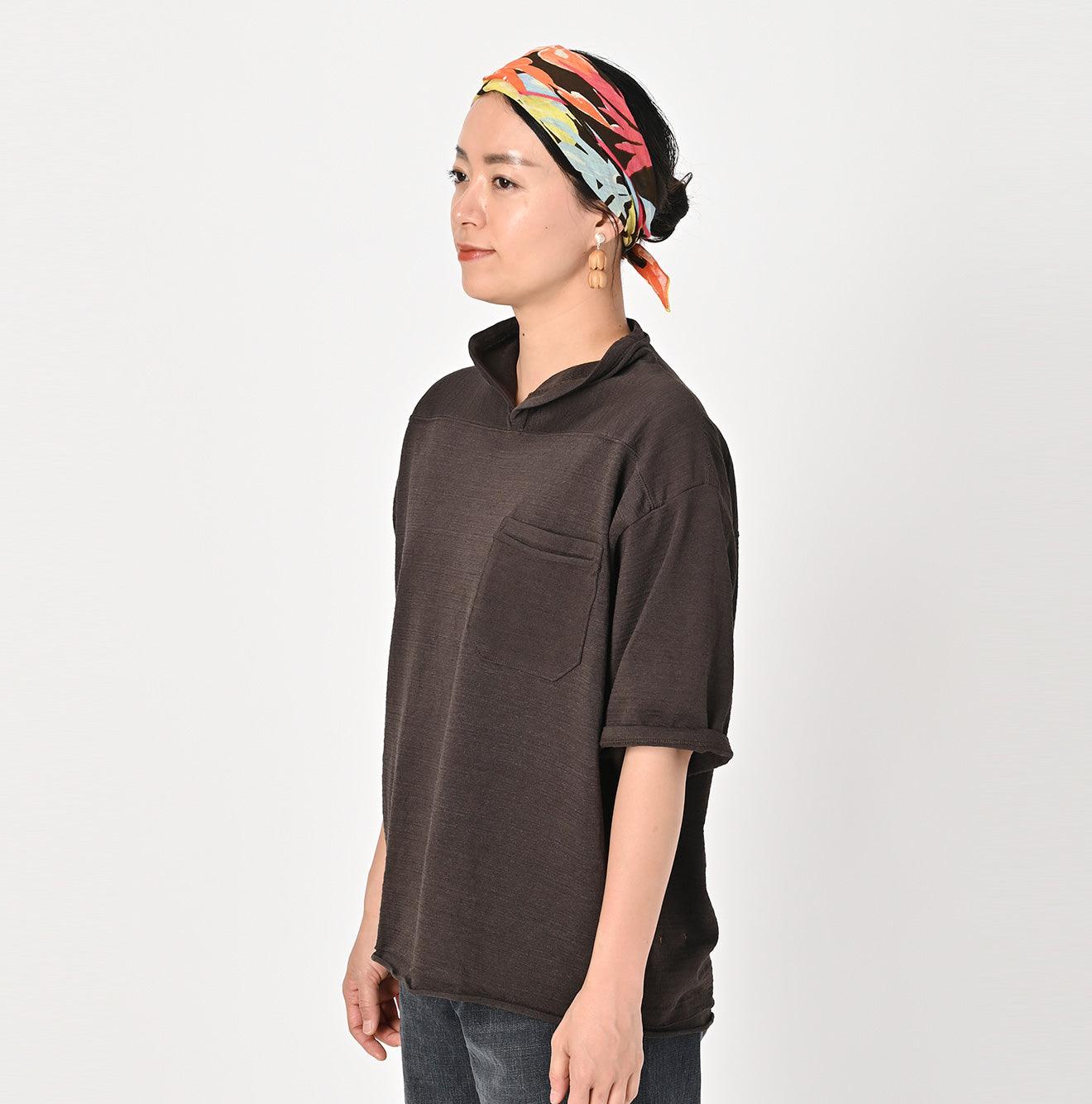 Dekoboko Knit-sewn Outer T-shirt