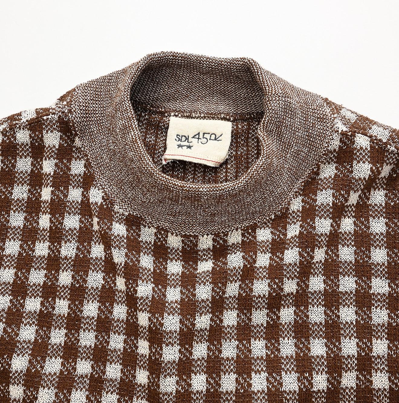 908 Gingham Jacquard Yockneck