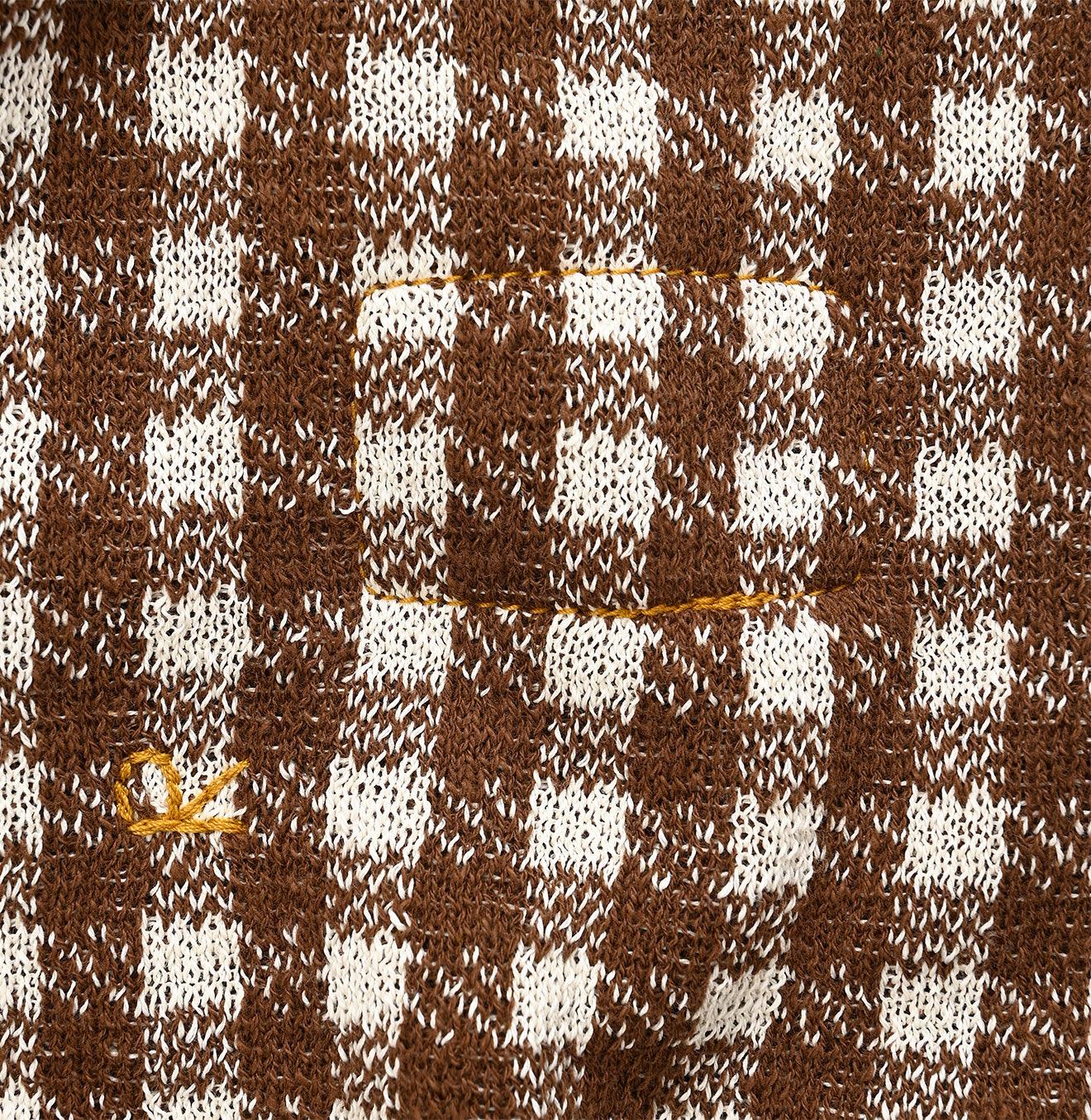 908 Gingham Jacquard Yockneck