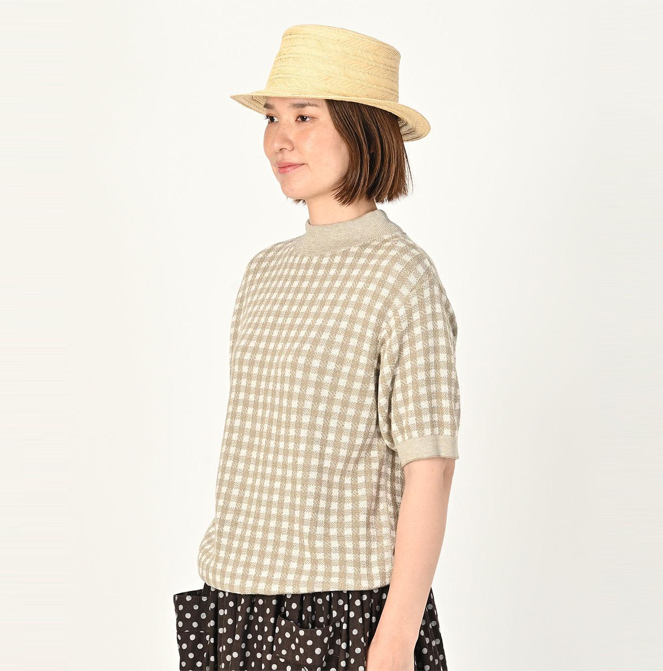908 Gingham Jacquard Yockneck