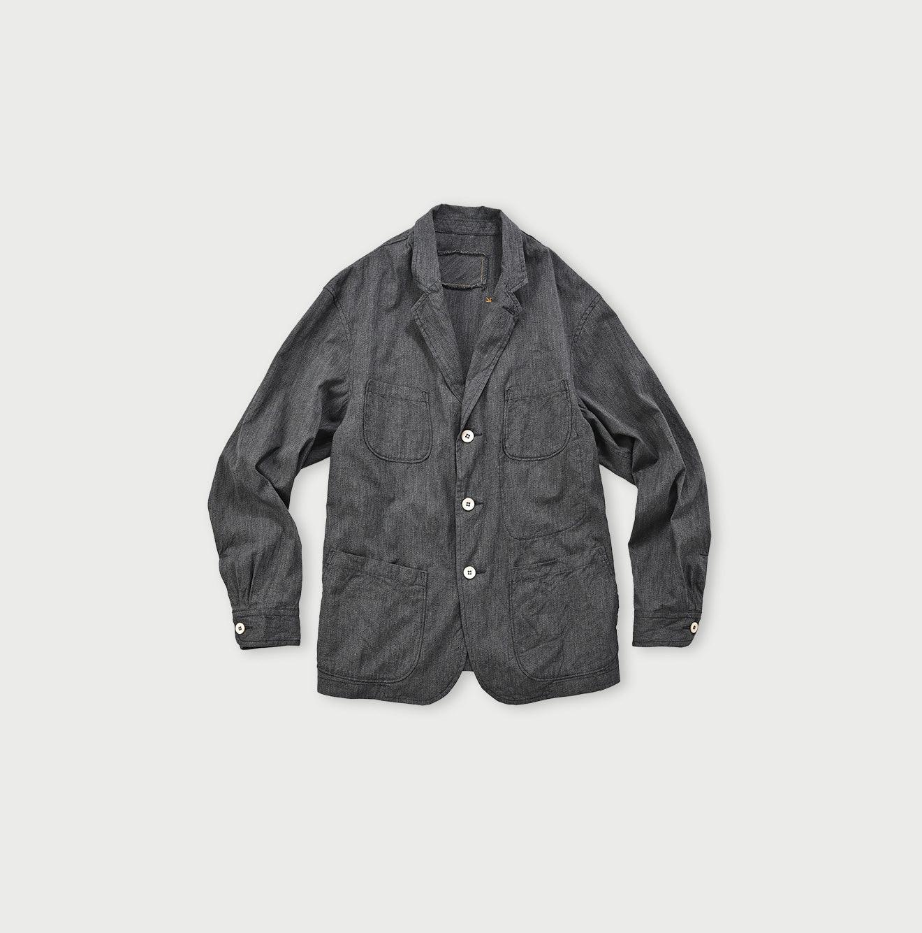 Indigo Yorimoku Shirt Jacket Men