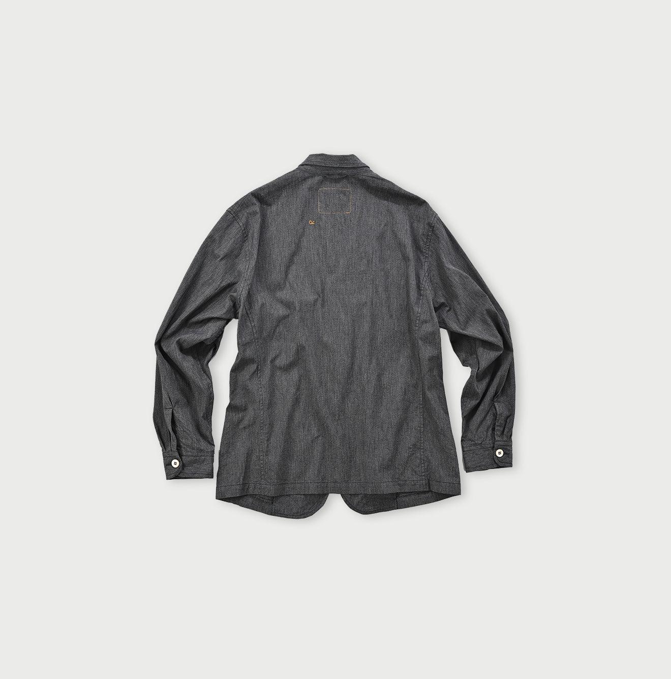 Indigo Yorimoku Shirt Jacket Men