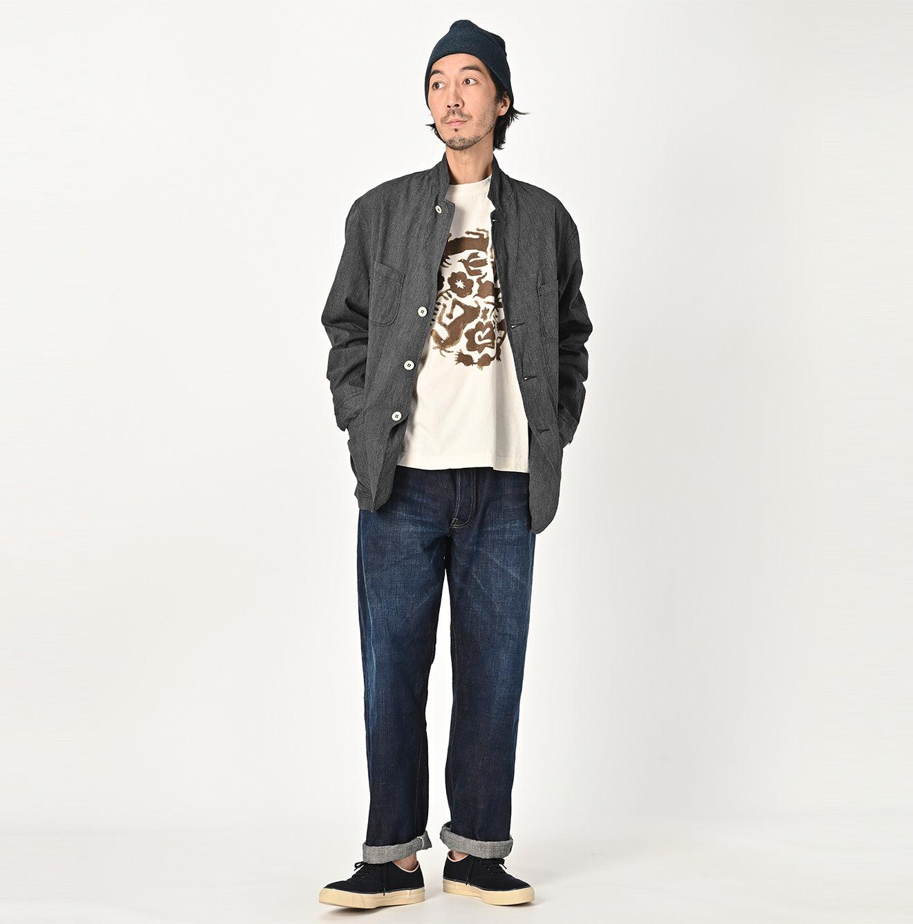 Indigo Yorimoku Shirt Jacket Men