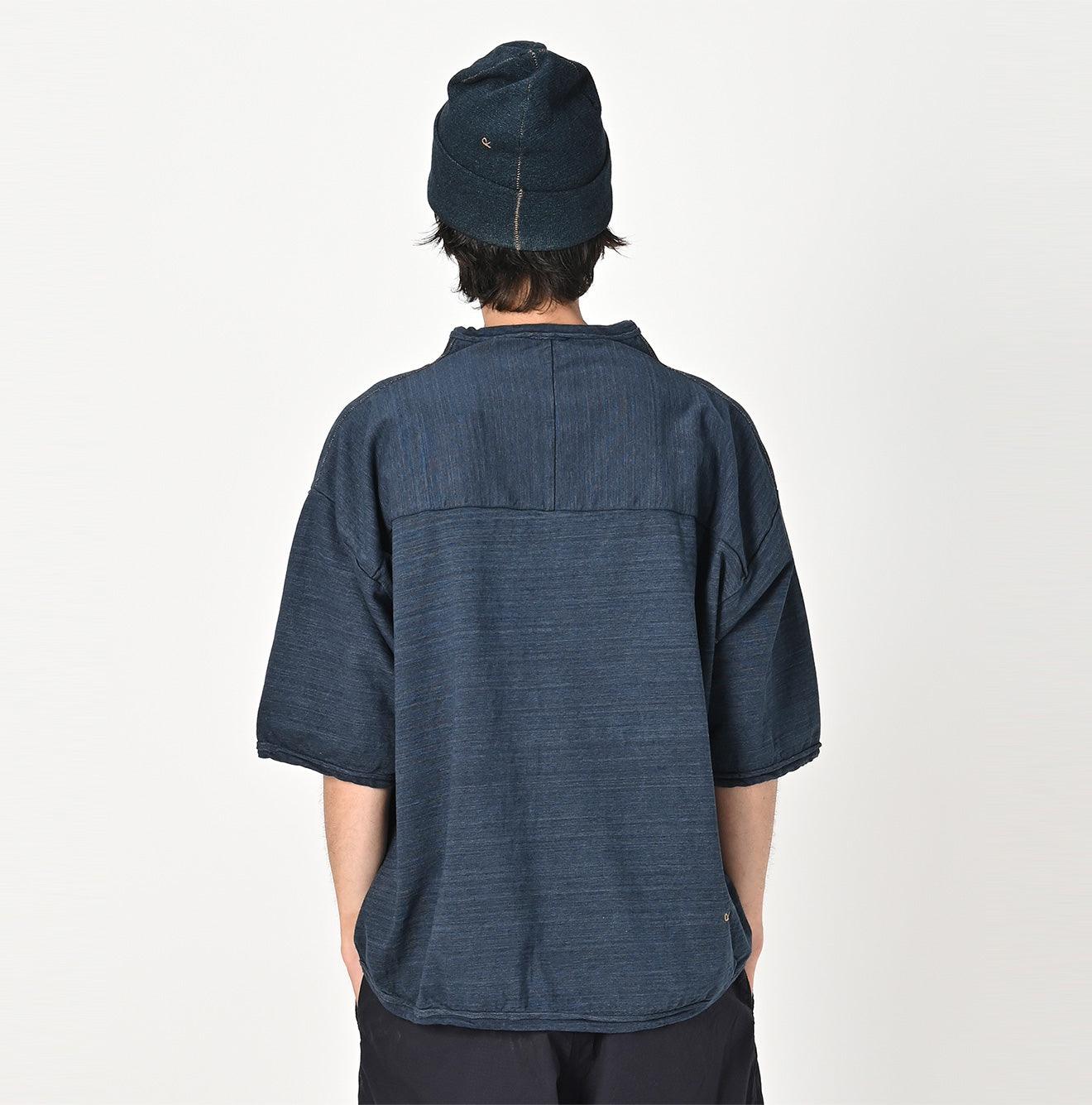 Indigo Dekoboko Tenjiku Outer T-shirt