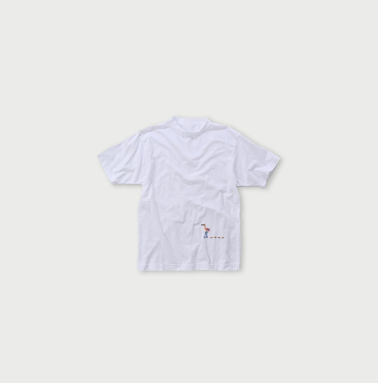 908 Flamingway Emboidery T-shirt