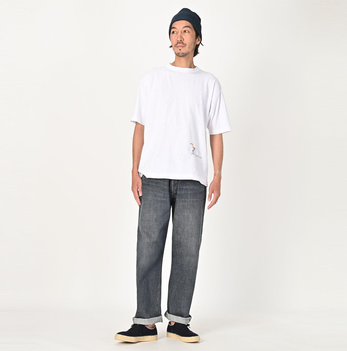 908 Flamingway Emboidery T-shirt