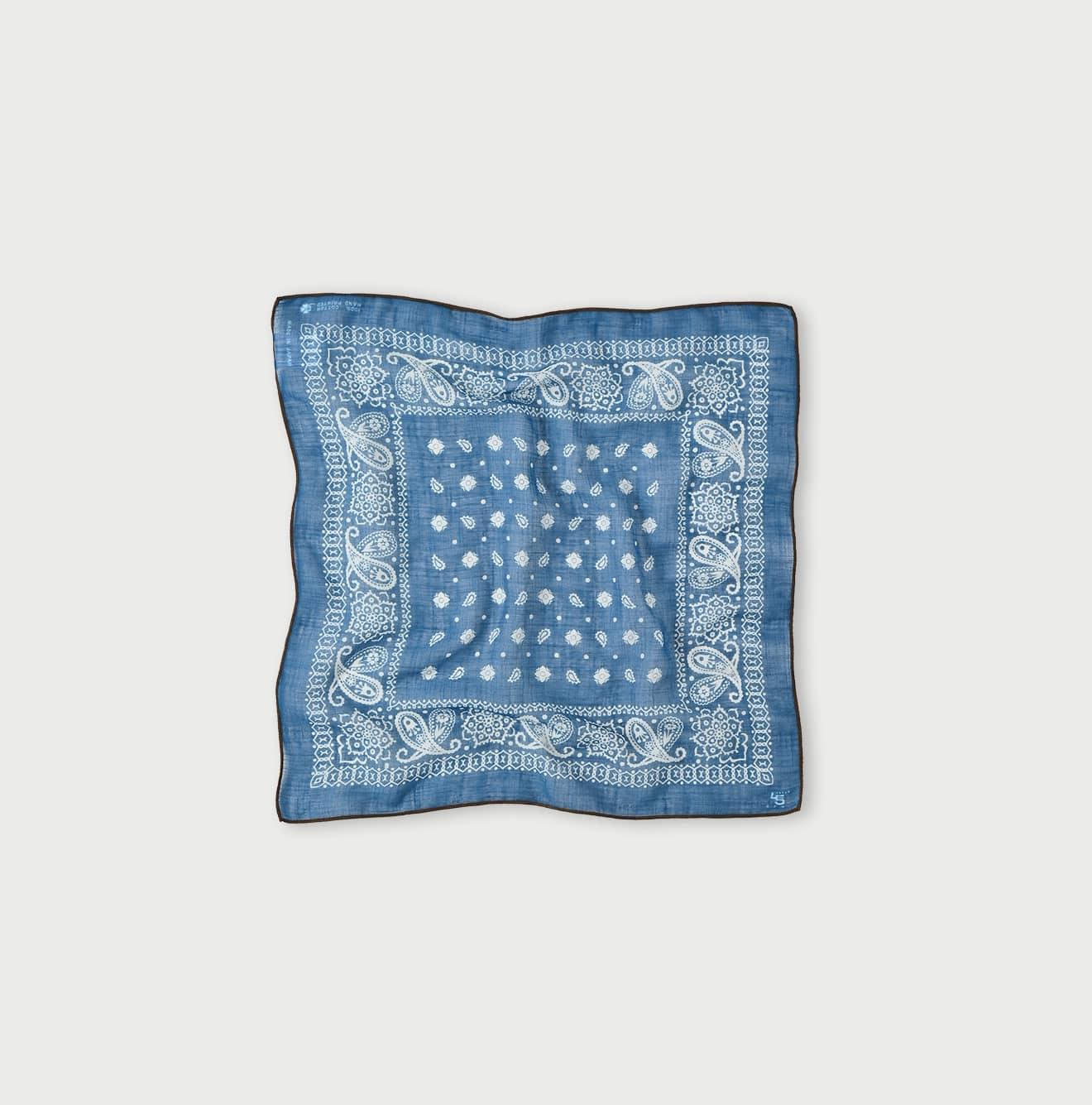 Gauze Cross Paisley Bandana
