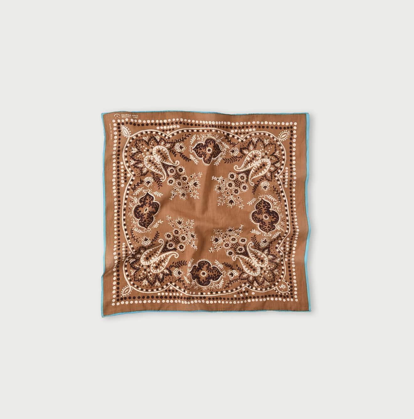 Khadi Sarasa Paisley Bandana