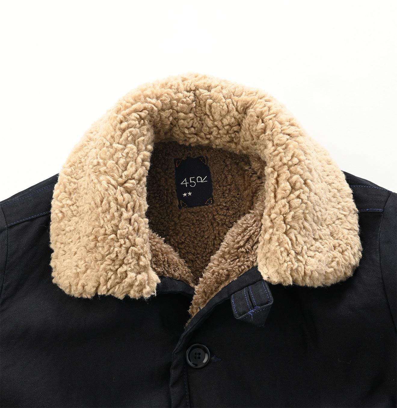Indigo Satin Boa 908 Blouson