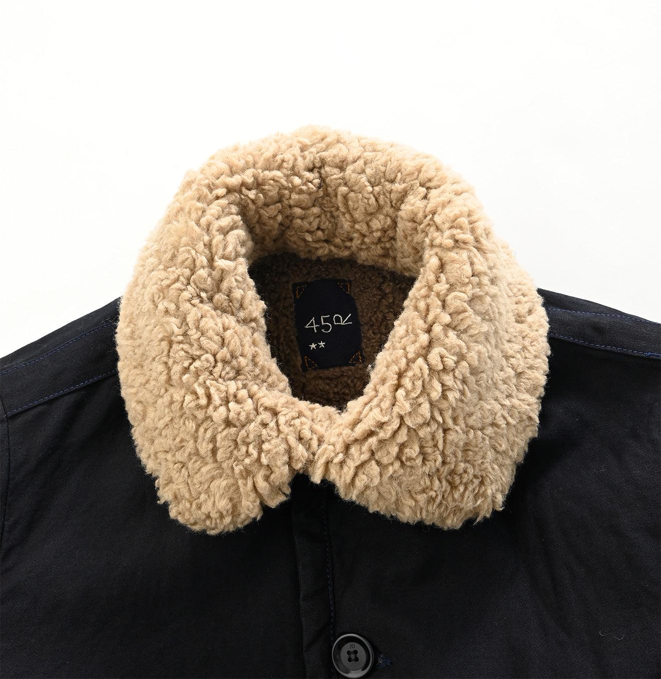 Indigo Satin Boa 908 Blouson