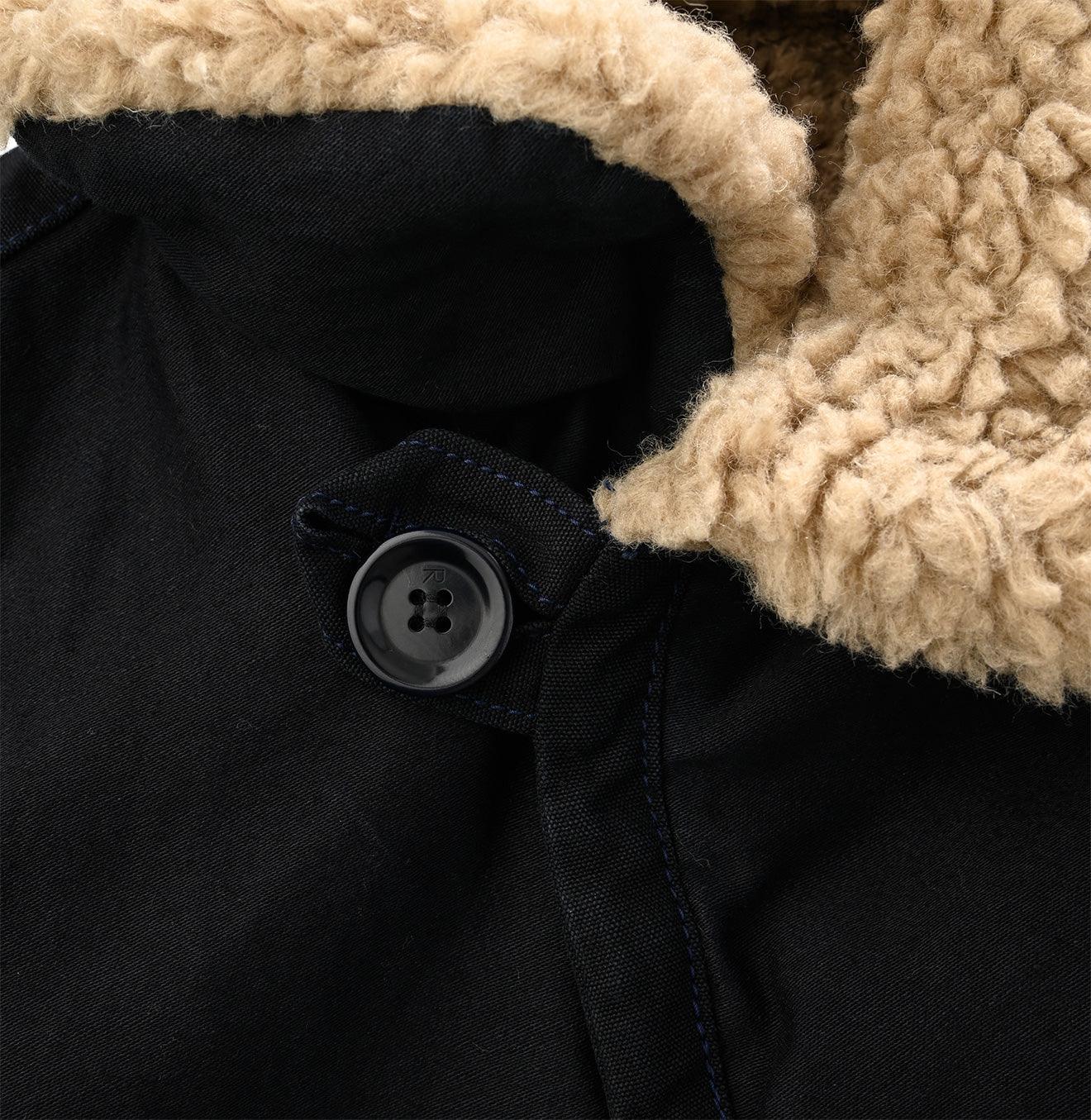 Indigo Satin Boa 908 Blouson