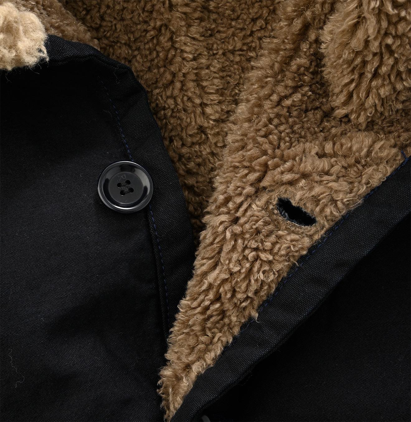 Indigo Satin Boa 908 Blouson