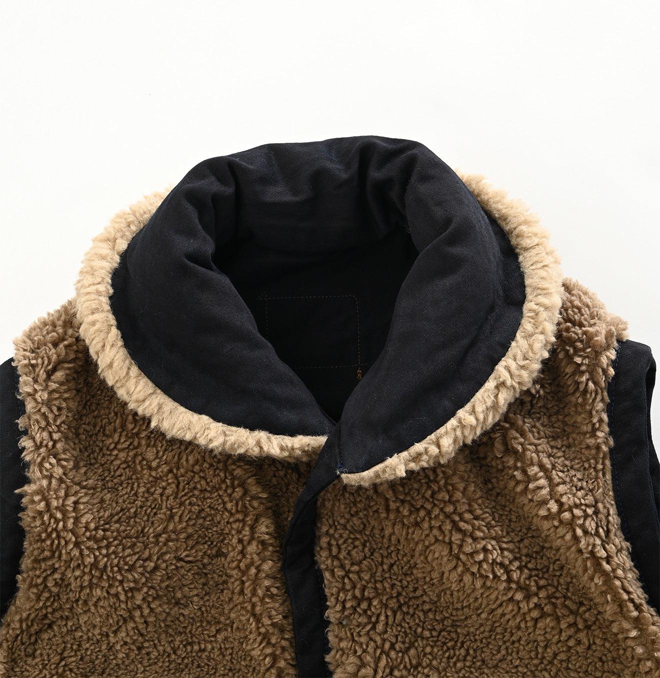 Indigo Satin Boa 908 Vest