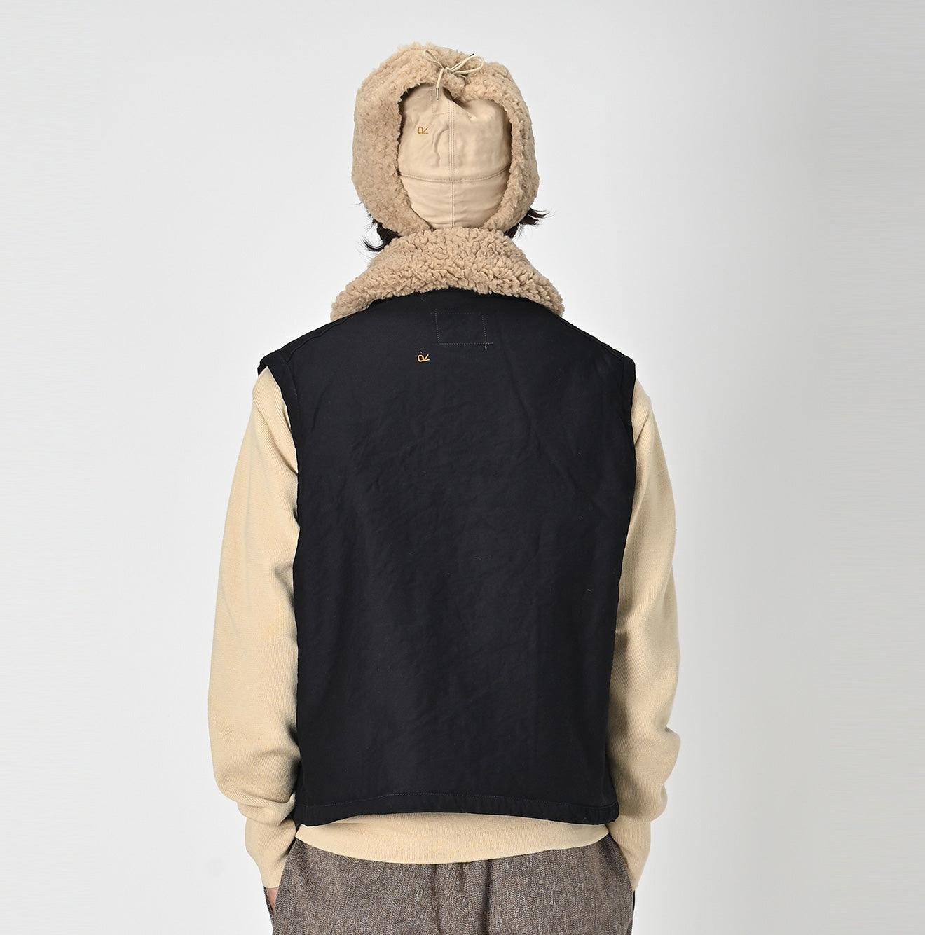 Indigo Satin Boa 908 Vest