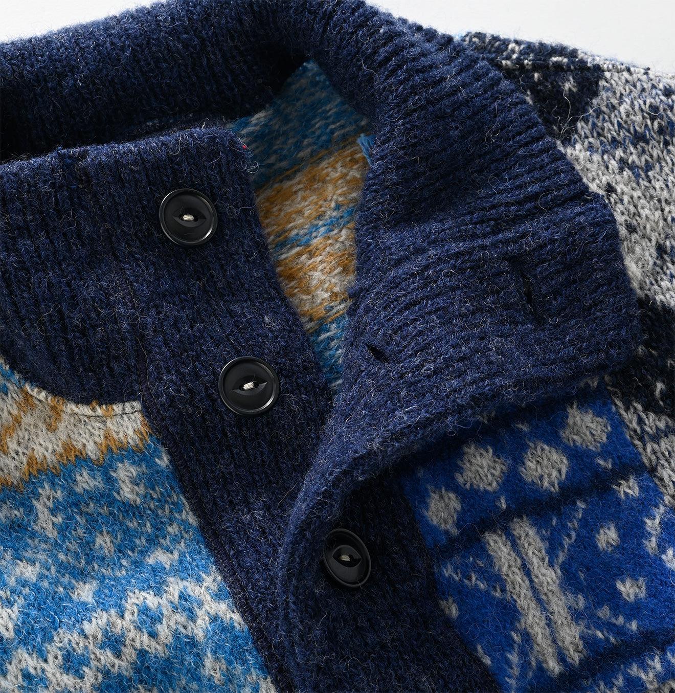 Patchwork 908 Henley Sweater
