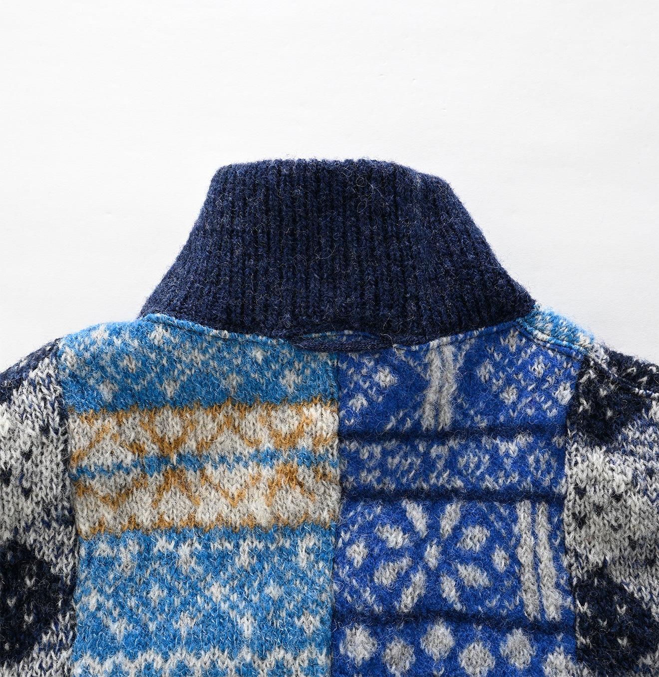 Patchwork 908 Henley Sweater