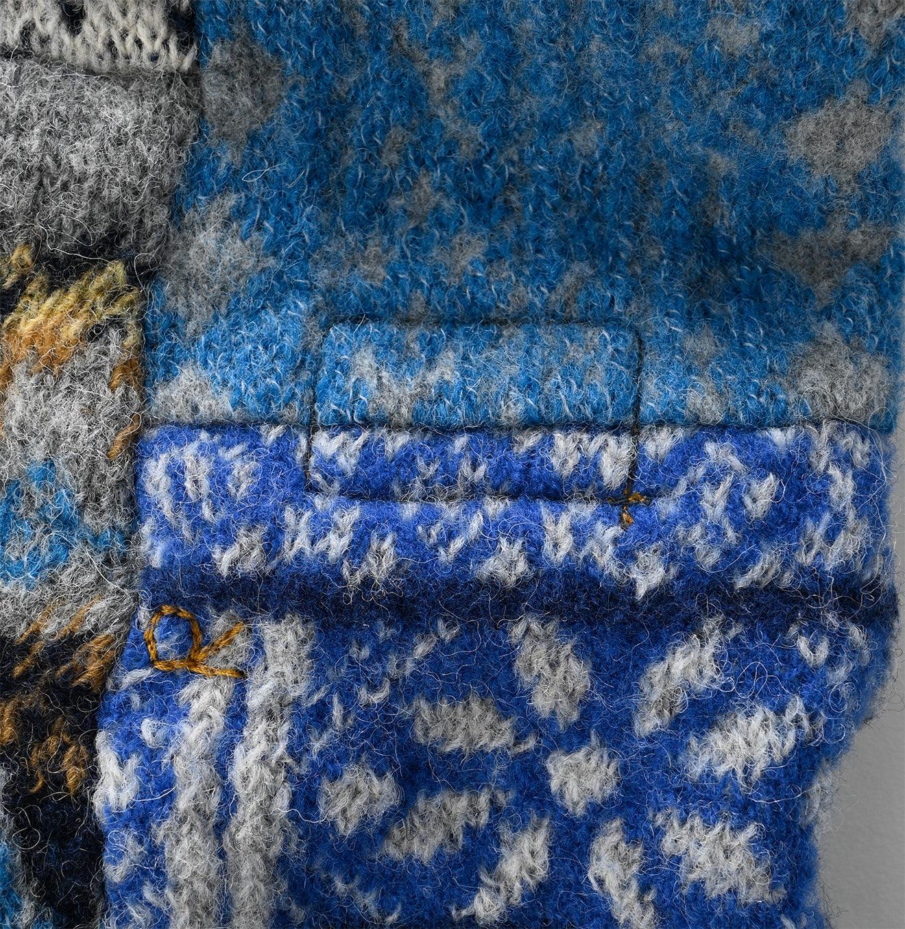 Patchwork 908 Henley Sweater