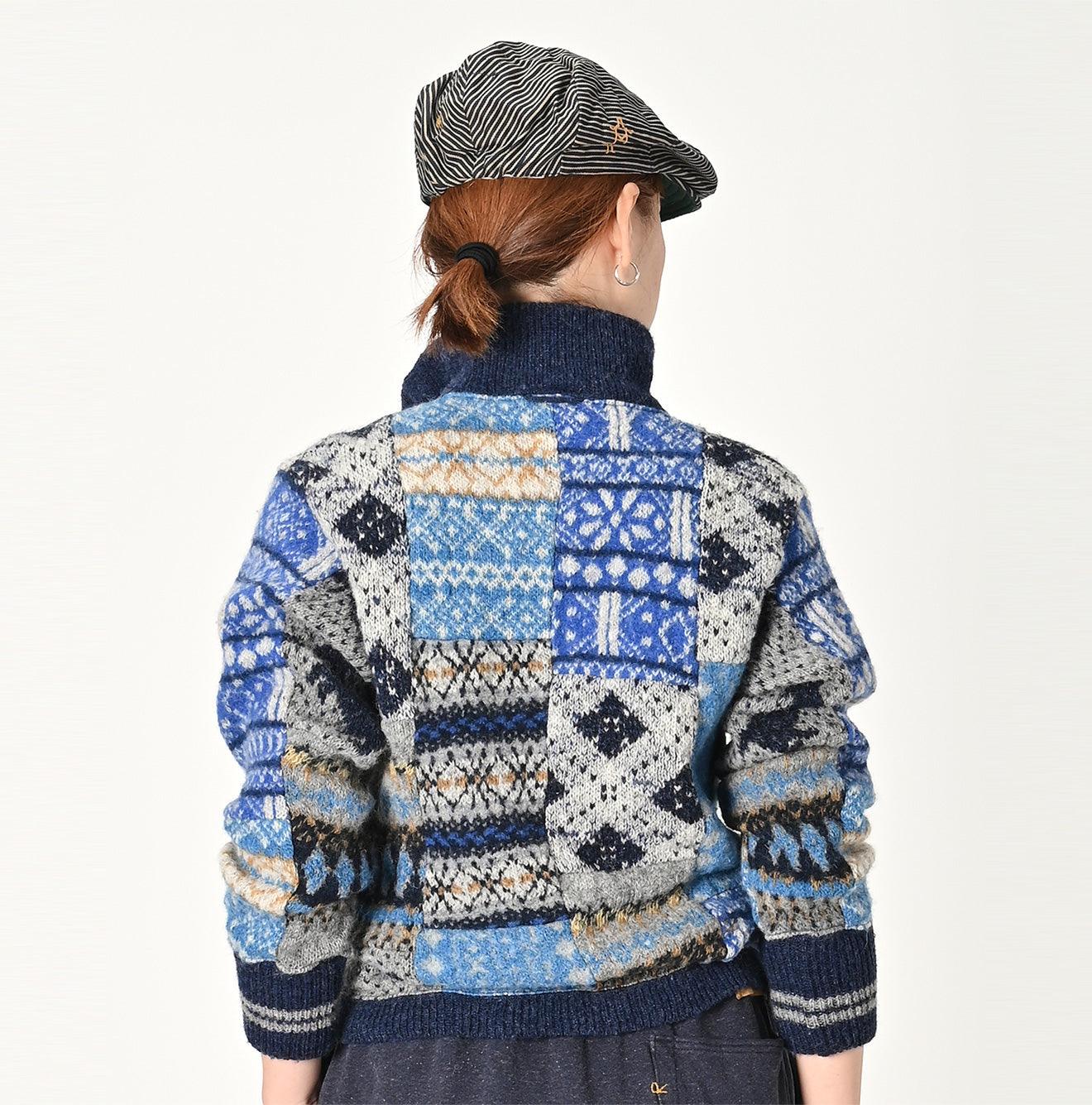 Patchwork 908 Henley Sweater