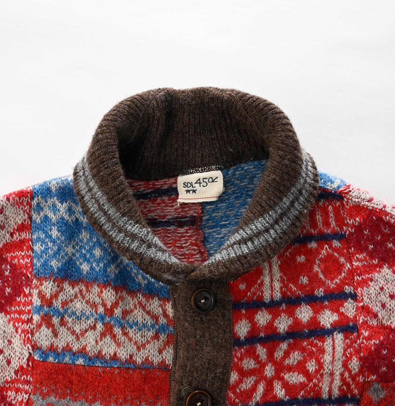 Patchwork 908 Stadium Cardigan