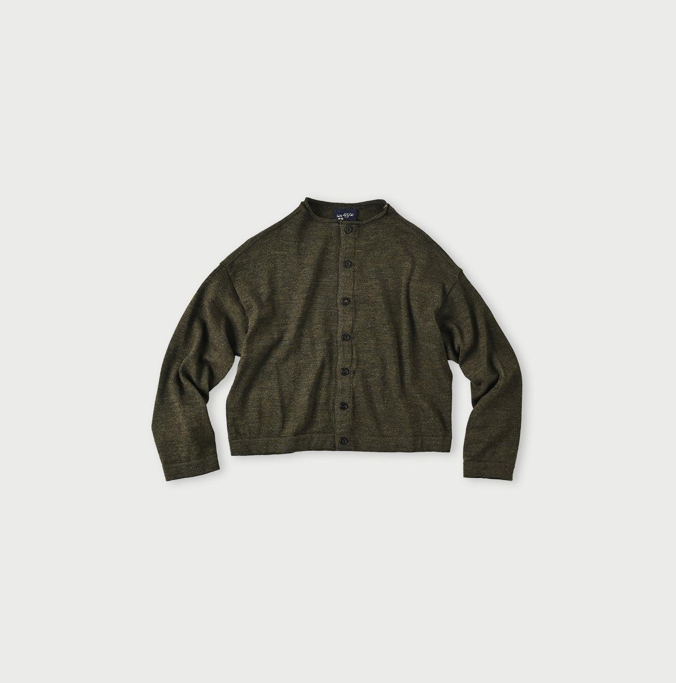 US Wool Knit-sewn Cardigan