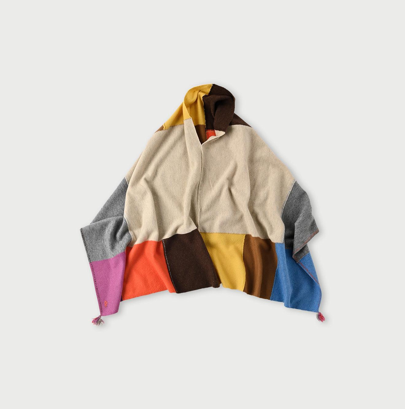 Boiled Pojagi Poncho