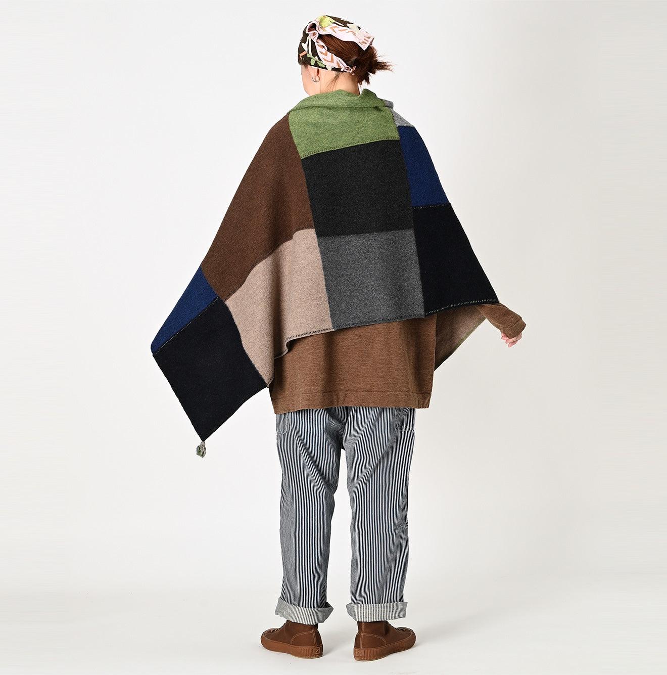 Boiled Pojagi Poncho