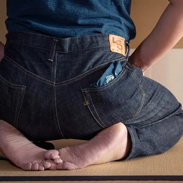 The Art of Natural Ai Indigo-Dyed Belt Loops - 45R GLOBAL