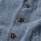 Indigo Cotton Linen Tweed Tyrolean Jacket Men