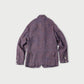 45R Cotton Linen Herringbone Tweed Miyuki Jacket Men