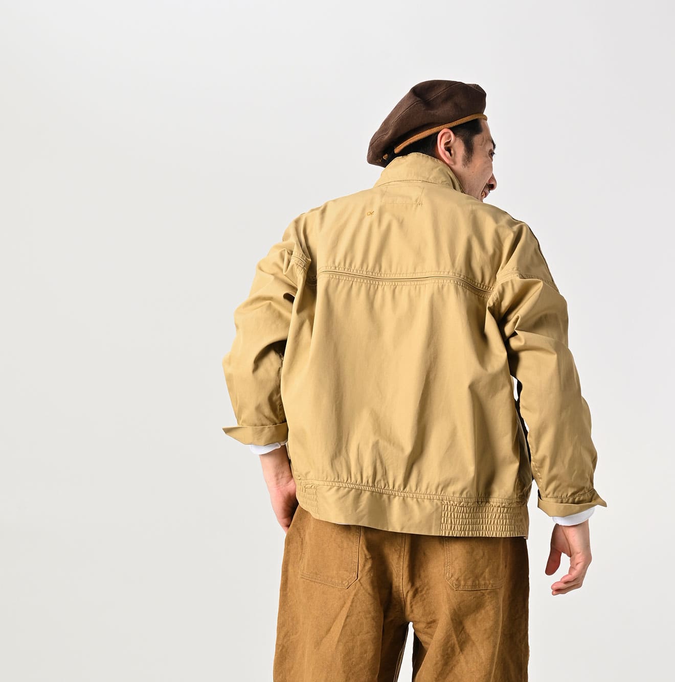 Light Gabardine Harrington Jacket (Size 3) - 45R by 45rpm studio