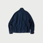 45R Indigo Light Gabardine Harrington Jacket