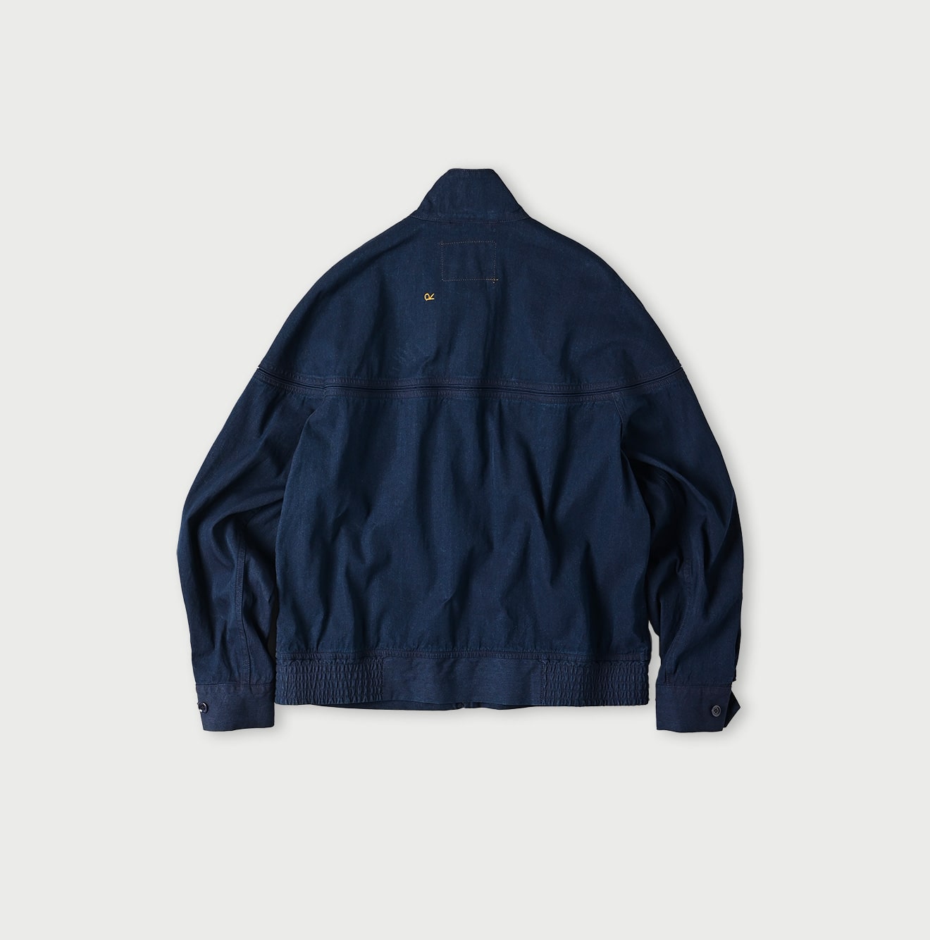 45R Indigo Light Gabardine Harrington Jacket