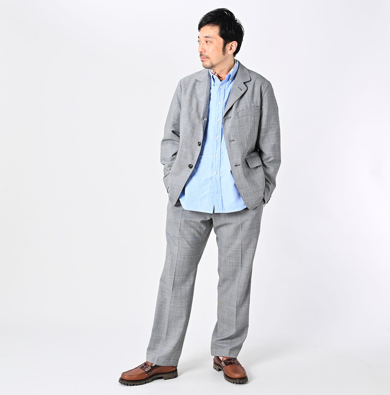 45R Summer Wool Easy Slacks Men