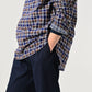 45R Indigo Light Gabardine Easy Slacks Men