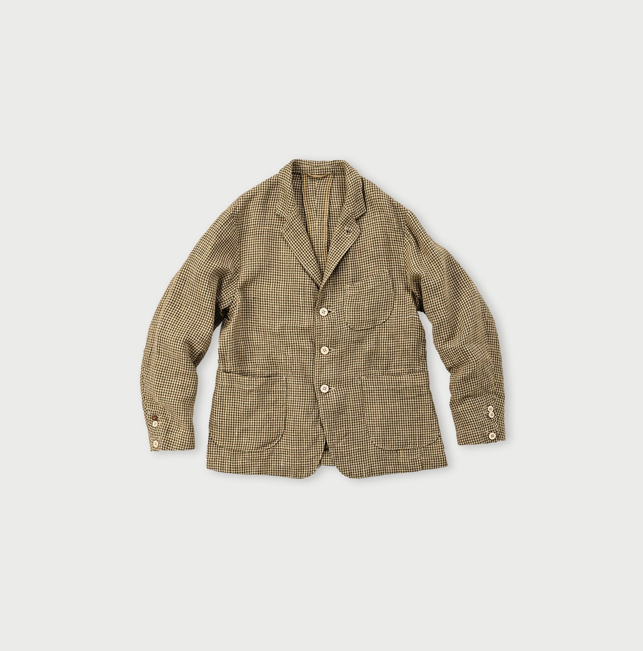 Linen Tweed Miyuki Jacket Men