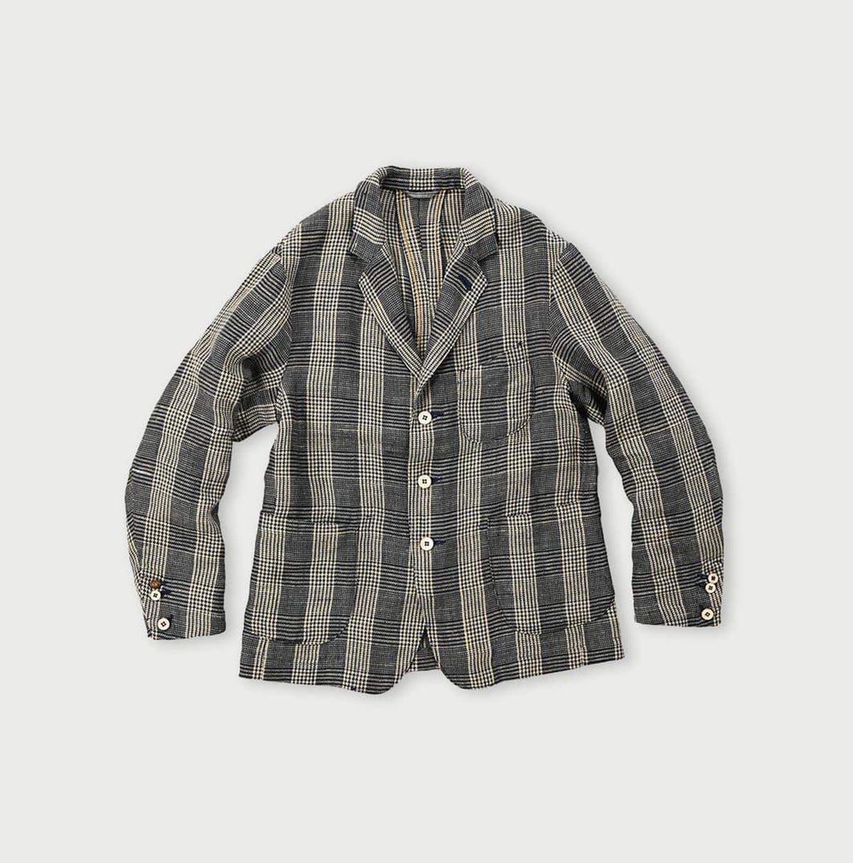 Linen Tweed Miyuki Jacket Men