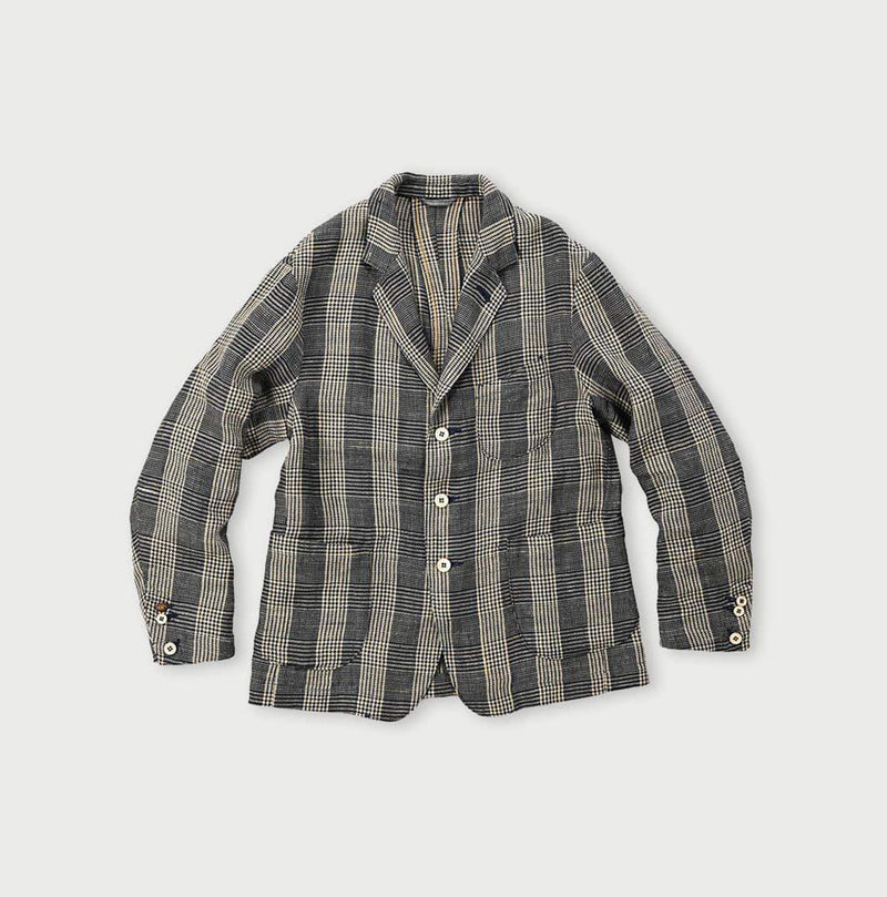 Linen Tweed Miyuki Jacket Men - Image 1