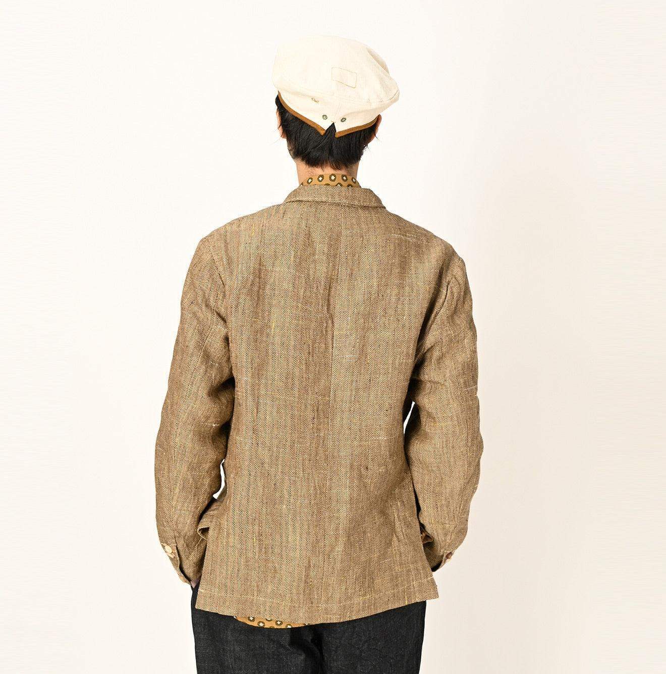 Linen Tweed Miyuki Jacket Men - Image 5