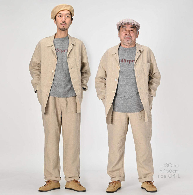 Linen Ocean Jacket Men - 45R by 45rpm studio - Image 17