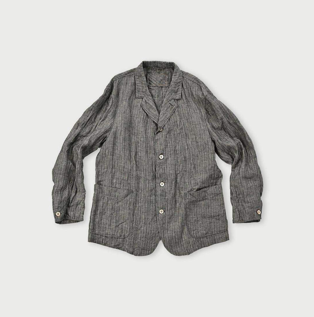 Linen Twill Shirt Jacket Men