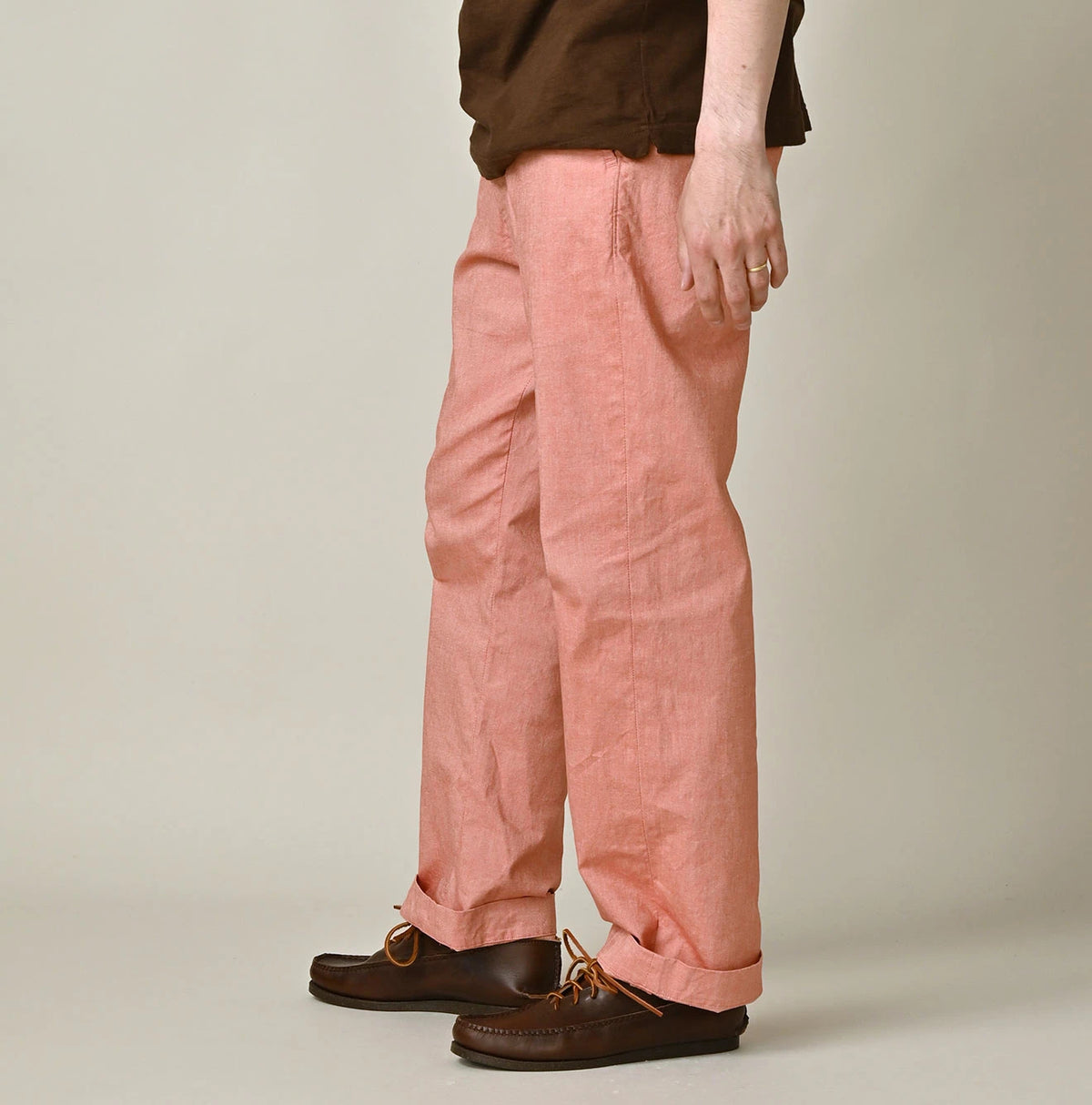 45R Men’s Cotton Linen Oxford Stretch Crosby Slacks