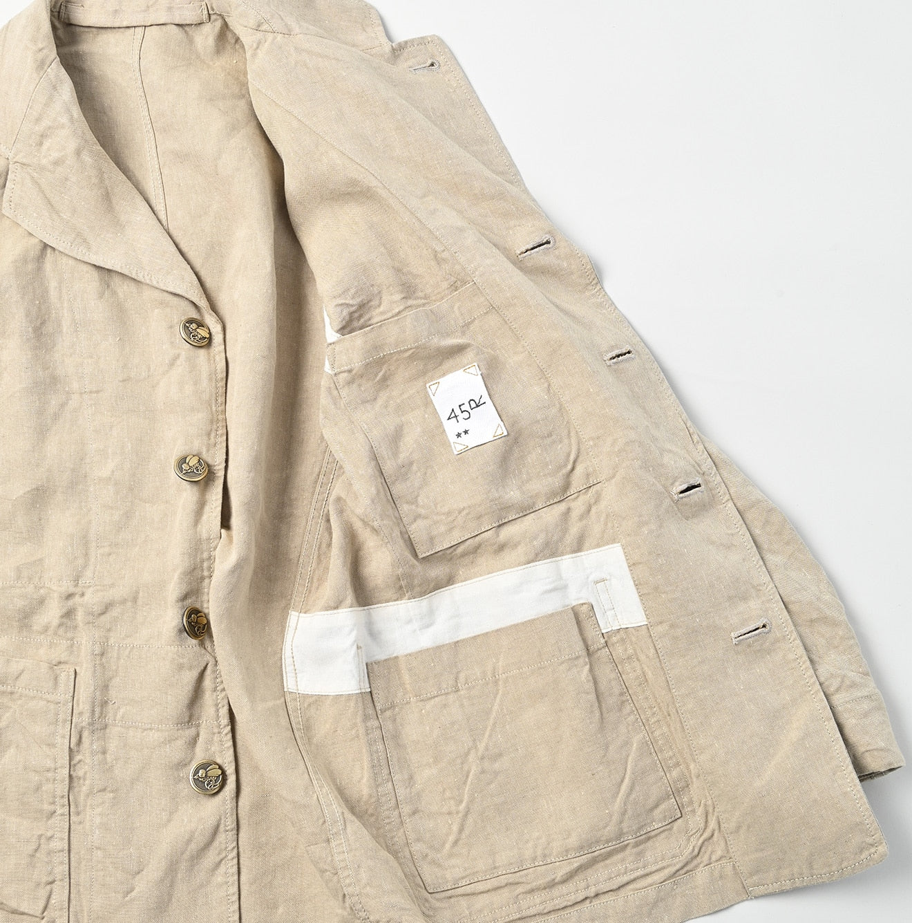 45R Linen Nimes Jacket Men