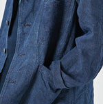 45R Indigo Linen Nimes Jacket Men