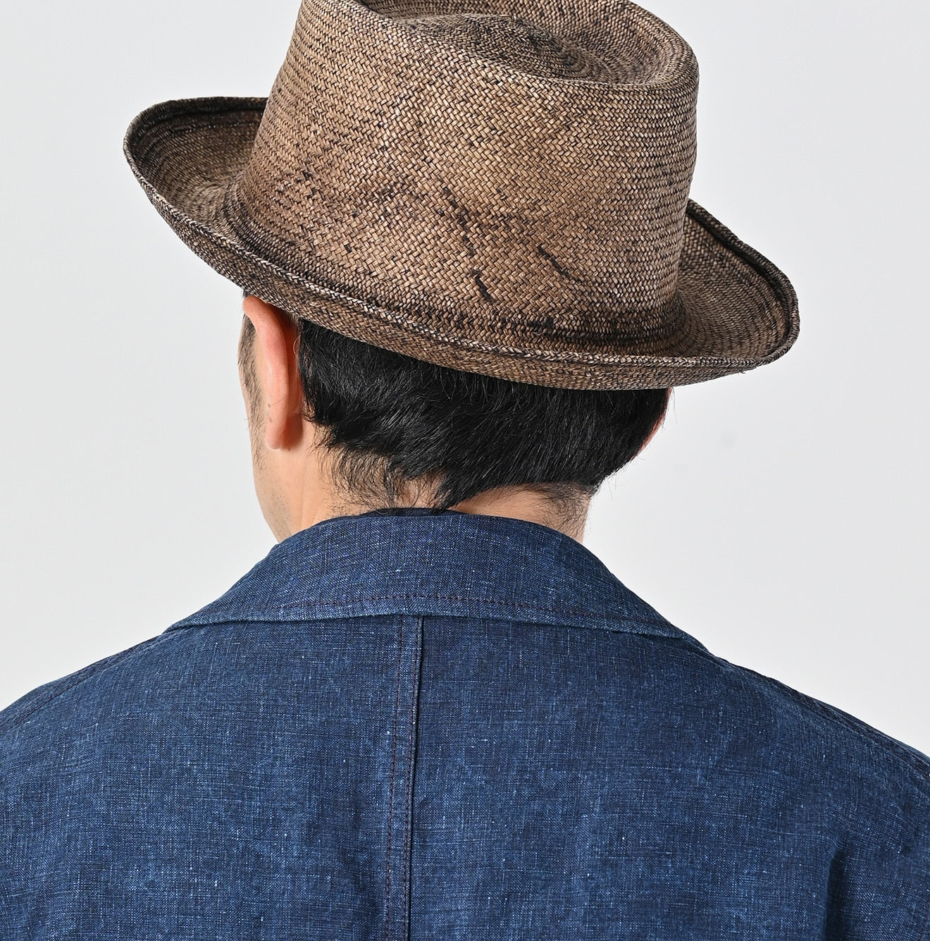 45R Indigo Linen Nimes Jacket Men