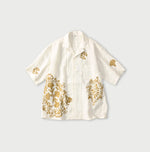 45R Linen Foil Lei Lei Shirt Men