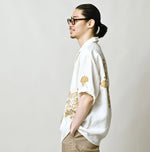 45R Linen Foil Lei Lei Shirt Men