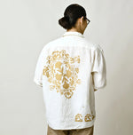 45R Linen Foil Lei Lei Shirt Men