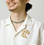45R Linen Foil Lei Lei Shirt Men